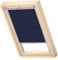 VELUX Original Dachfenster Verdunkelungsrollo, mit Grauer Führungsschiene, Dunkelblau, für C02
