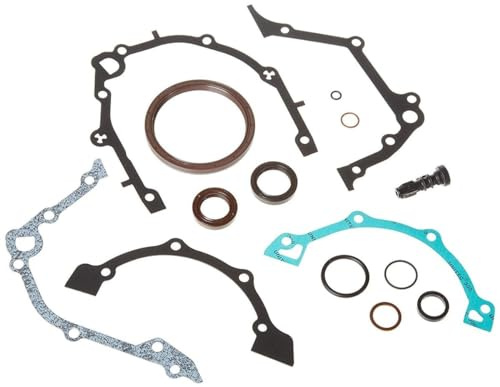 ELRING 431.560 Dichtungssatz Kurbelgehäuse mit Wellendichtring-Kurbelwelle Kompatibel mit FIAT PANDA 169 71741373 71728827 71728839