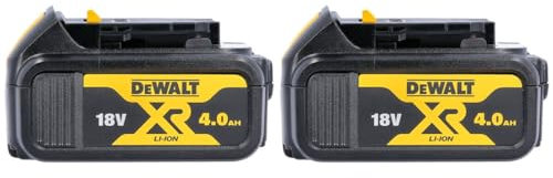 Dewalt DCB182 Lot de 2 batteries XR Li-Ion 18 V 4 Ah 18 V
