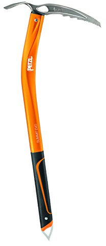 Petzl Eispickel Summit Evo, Piccozza Per Gelato Unisex Adulto, Arancione (Orange), 52 cm