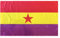 Durabol Bandera de Republica Española Con Estrella 150 x 90 cm Satén Flag