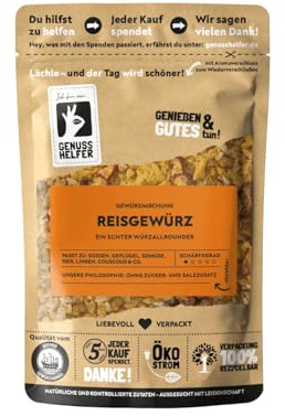 Bremer Gewürzhandel Reisgewürz, fein geschrotet, vielfältige Würze zum Kochen, für Gemüse und Fleischgerichte, 100g