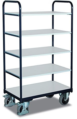 ESD Etagenwagen hoch Traglast (kg): 250 Ladefläche: 1000 x 700 mm RAL 7024 Graphitgrau