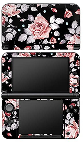 DeinDesign Skin kompatibel mit Nintendo 3 DS XL Folie Sticker Rose Blume Pattern