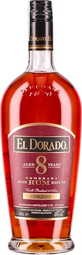 El Dorado 8 Jahre Rum (1 x 0.7 l) | Brauner Rum aus Guyana