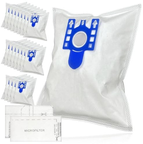 SPARES2GO Large Dust Bags for Miele GN C2 C3 CX1 S400 S600 S800 S2000 S5000 S8000 Vacuum Cleaners (Pack of 20 Bags)