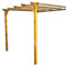 Pergola addossata in legno impregnato