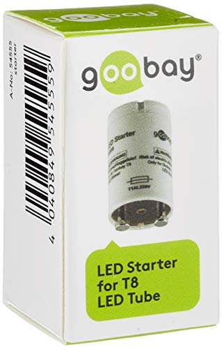 MANAX LED Starter für LED Röhre T8 - 10 Stück, 120 Watt, 2500 Lumen, Weiß, G13 Basis, T8 Form, Kunststoff, für Büro, Geschäft, Industrie