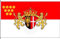 KÖNIGSBANNER Fahnen und Flaggen - Neuss Flagge 100 x 150cm - In DE handgenähte Hissfahne doppelt gesäumt, mastseitig, stabiles Gurtband + 2 Kunststoff-Karabinerhaken (3 teilig)