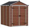 CANOPIA by Palram Abri de Jardin en Kit Skylight 4.2m², Cadre en Aluminium, Panneaux en Polycarbonate, Ambre