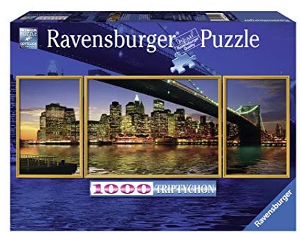 Ravensburger 19906 - New York: Brooklyn Bridge - 1000 Teile Triptychon Puzzle