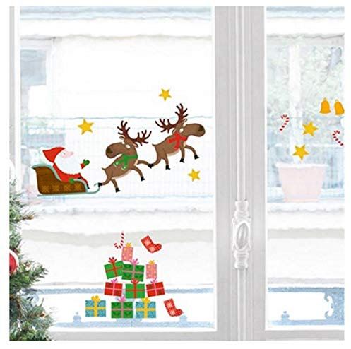 Home Stickers HOWI 002 Fensteraufkleber, Weihnachtsmann