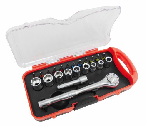 CON:P B20785 Bit-/ Steckschlüsselsatz, 23-teilig