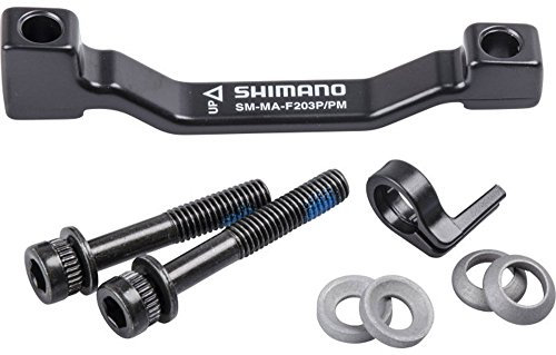SHIMANO Babys (Mädchen) 1 Bremshalterungen Adapter, Schwarz, Einheitsgröße EU