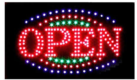 Panneau lumineux LED « Ouvert » « Dönner Kebab », « Bar » et beaucoup d'autres panneaux publicitaires lumineux Open-26
