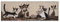 Salonloewe Rosina Wachtmeister Fußmatte Serafino & Friends 60x180 cm Katzen bunt Läufer Wohn-Teppich waschbar
