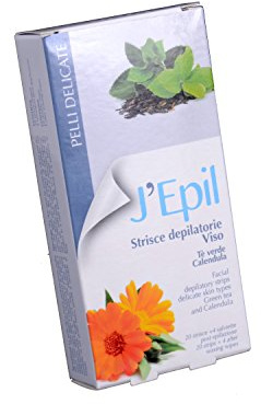 J epil Gesichtswachsstreifen Grüner Tee & Ringelblume