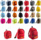 Schnoschi Kleiner Kinderrucksack rot mit Namen Bestickt