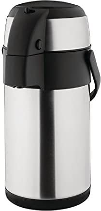 Olympia Pump Action Airpot 25L 330X151mm Stainless Steel Teapot Infuser