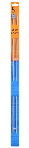 Pony Single Ended Classic Knitting Pins - 35Cm x 2.50mm