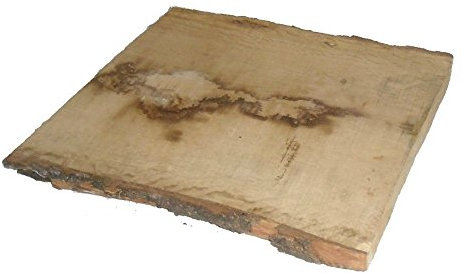 BBM Meyer Rustikale Eichenbretter 30mm stark, unbesäumt Mindestbreite 25 cm Verschiedene Längen wählbar. (50 cm lang)