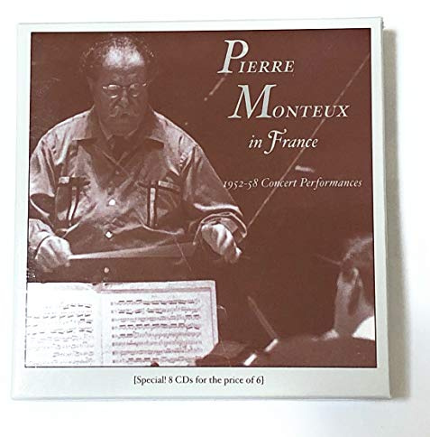 Pierre Monteux in France; 1952-58 Concert Performances