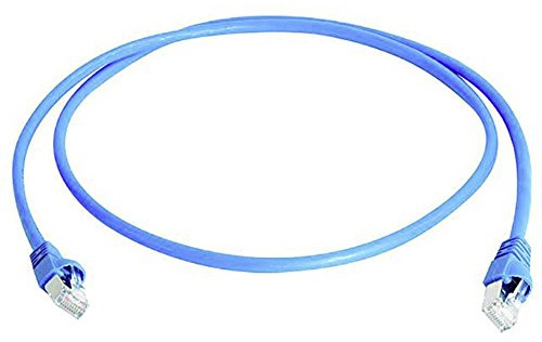 TELEGÄRTNER L00000A0233 Patchkabel Kat.6A (tief), S/FTP, 0,25m blau