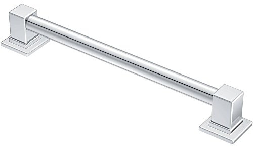 Moen YG8818CH Bathroom Safety 18-Inch Stainless Steel Modern Bathroom Grab Bar, Chrome