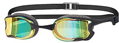 Zoggs Raptor Hcb Mirror Schwimmbrille, Grey/Black/Mirrored Blue, Einheitsgröße