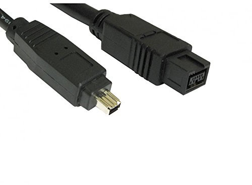 World of Data 3m Firewire Cable (9-4) - 9-pin to 4-pin - IEEE1394 - Video - Camcorder - DV - 800 - Male to Male