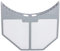 First4spares ISA60VUK/tvf770 K/tvm562g/tvf760 a/tvf770p tvm562p/tvm572p/tvf760g/tvf760 K/thermostant/tvf760p/tvf770g/tvf770 a Fluff et filtre à peluches pour sèche-linge Hotpoint