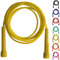 Farabi Sports Springseil, Springseil, Fitness, Boxercise, Kunststoffgriff, Nylon-Seil, für Fitnessstudio, Übung (Yellow)