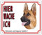 Nobby 93208 Warntafel Deutscher Schäferhund, braun