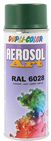Dupli-Color 668449 Aerosol Art Sprühdosen 400 ml, RAL 6028 Seidenmatt