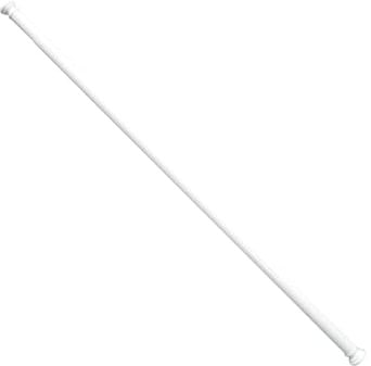 Extra Dick Alu Duschvorhangstange Weiß 140-250 cm Weiß Teleskopstange Klemmstange Wannen Stange