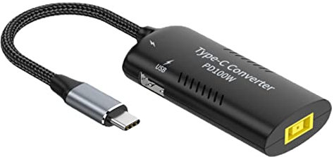Typ-C zu Stromkabel, -Ladekabel-Adapter auf Laptop, Multifunktions-Typ-C-Adapterkabel, 100 W, USB C auf Computer-Ladekabel-Adapter