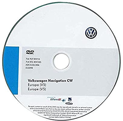 Volkswagen 2E0051859P DVD-ROM für Navigationssystem CW Europa (V5)