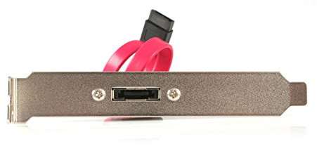 StarTech.com Equerre SATA - 1 port - SATA vers eSATA - Adaptateur de slot Serial-ATA (ESATAPLATE1)