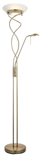 Monaco Mother and Child Floor Lamp Antique Brass