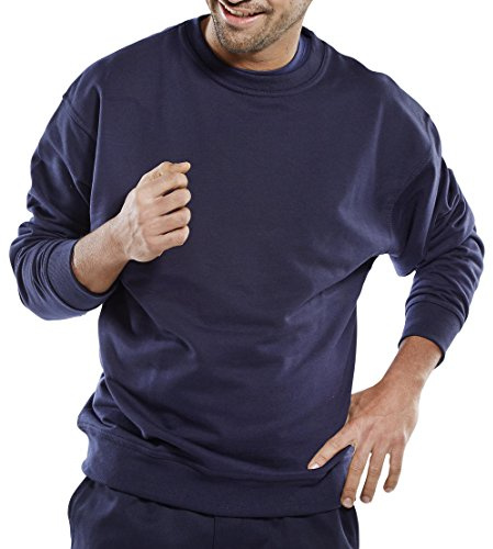 CLICK PREMIUM SWEAT SHIRT NAVY BLUE L