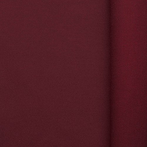 Köpertex - Farbe: bordeaux - 65% Baumwolle / 35% Polyester - kochfest - Berufsköper - Stoff - Meterware