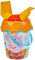 Simba 40248 Peppa Wutz Strandeimer mit Schaufel, Rechen, Form und Sieb, 17 cm
