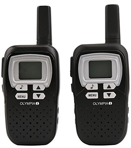 Olympia PMR 1208 Walkie Talkie Spechfunkgerät schwarz Handfunkgeräte bis zu 8 Km Reichweite