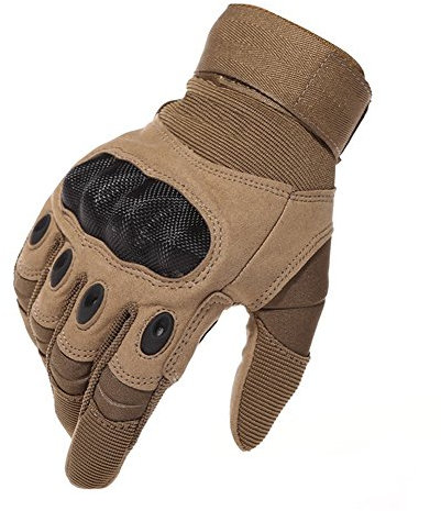 Limirror Herren Taktische Handschuhe Handschuhe Fahrradhandschuhe Motorrad Handschuhe Outdoor Sport Handschuhe Fitness Handschuhe Army Gloves Ideal für Airsoft,Militär,Paintball (Braun,L)