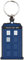Doctor Who Pyramid International Schlüsselanhänger aus Kautschuk Tardis“-Motiv, Mehrfarbig, 4,5 x 6 cm