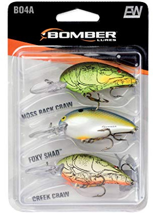 Bomber Uni – Erwachsene Model A Crankbait Fishing Lure Angelköder, Creek Craw, Foxy Shad, Moss Back Craw, 2 1/8 , 5/16 oz