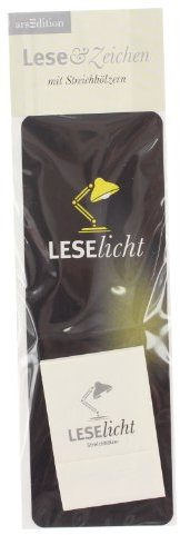 Lesezeichen mit Extra Leselicht