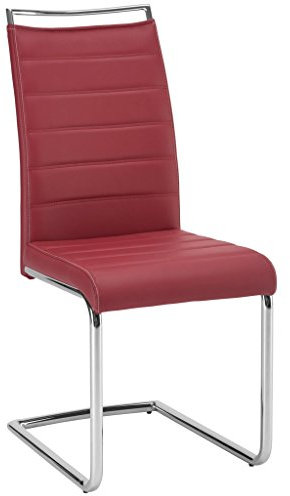 NOVEL Schwingstuhl, Silber, 43x99x56 cm, Metall, Textil