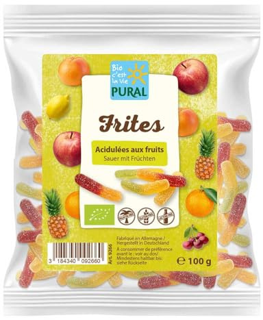 Pural Fruchtgummi, Frites, 100g