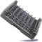 Kerafactum Panier lave-linge avec 64 doigts pour assiette et verres, tasses pour machine à laver Gastro Grille universelle en plastique 50 x 50 cm